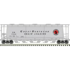Atlas Master Line HO 20005780 6-Bay Cylindrical Hopper, Great Northern #171048 - Model Train Junction: Quality Parts and Art Supplies
