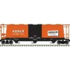Atlas Master Line, HO Scale, 20005778, AFC 3-Bay Cylindrical Hopper, Hooker Chemical, #32024 - Model Train Junction: Quality Parts and Art Supplies