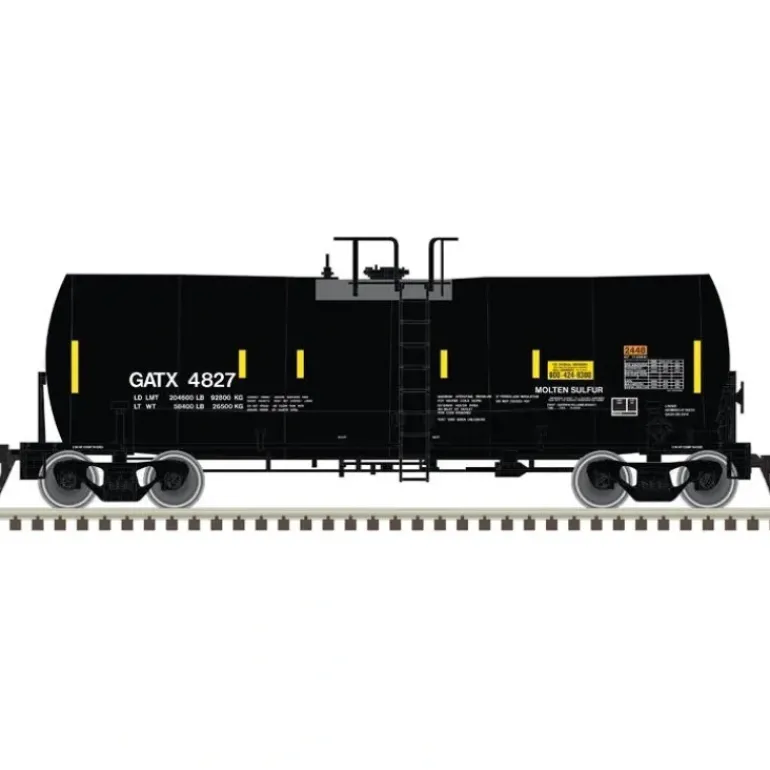 Atlas Master Line, N Scale, 50006445, Trinity 17,600 Gallon Corn Syrup Tank Car, GATX, #4856 - Model Train Junction: Quality Parts and Art Supplies
