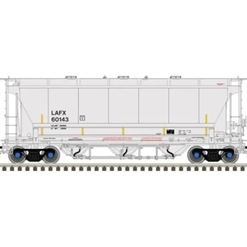 Atlas Master Line Plus, HO Scale, 20006848, Trinity 3230 Covered Hopper, LaFarge North America, LAFX, #60170 - Model Train Junction: Quality Parts and Art Supplies