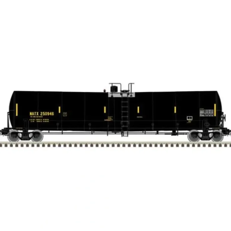 Atlas, N Scale 50 006 187 Trinity 25,500-Gallon Tank Car, NATX, #250946 - Model Train Junction: Quality Parts and Art Supplies