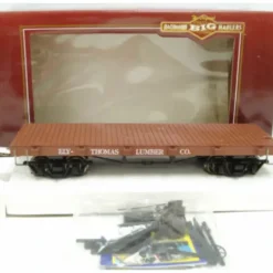 Bachmann 95627 Ely-Thomas Flatcar with Stakes (Metal Wheels) - Model Train Junction: Quality Parts and Art Supplies