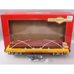 Bachmann 98380 G Scale Circus Pole Flat Car w/Metal Wheels - Model Train Junction: Quality Parts and Art Supplies