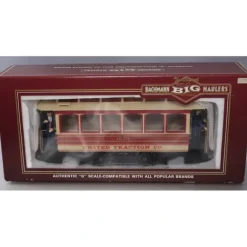 Bachmann 93939 G Scale Closed Street Car United Traction - w/ Metal Wheels #1623 - Model Train Junction: Quality Parts and Art Supplies