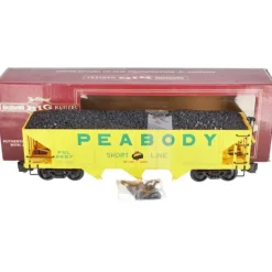 Bachmann 98229 G Scale Peabody 3-Bay Hopper w/ Coal Load - Model Train Junction: Quality Parts and Art Supplies