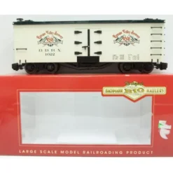 Bachmann 98691 G Scale Rampo Valley Brewery Refrigerator Car - Metal Wheels - Model Train Junction: Quality Parts and Art Supplies