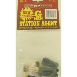 Bachmann 92313 G Station Agent with Hat and Coat Figure - Model Train Junction: Quality Parts and Art Supplies