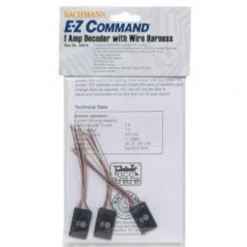 Bachmann 44914 HO 1-Amp DCC Decoder ( 28/128 Speed Step ) w/ Wire Harness - Model Train Junction: Quality Parts and Art Supplies