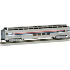 Bachmann 13005 HO Amtrak Phase I 85' Budd Full Dome Passenger Car - Model Train Junction: Quality Parts and Art Supplies