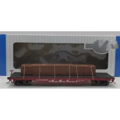 Bachmann 18912 HO Atchison, Topeka & Santa Fe 50' Flatcar w/Crated Load - Model Train Junction: Quality Parts and Art Supplies