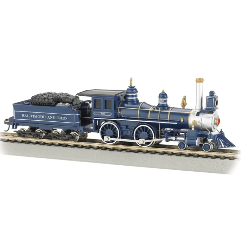 Bachmann 51144 HO Baltimore & Ohio 4-4-0 American Steam Locomotive & Tender - Model Train Junction: Quality Parts and Art Supplies