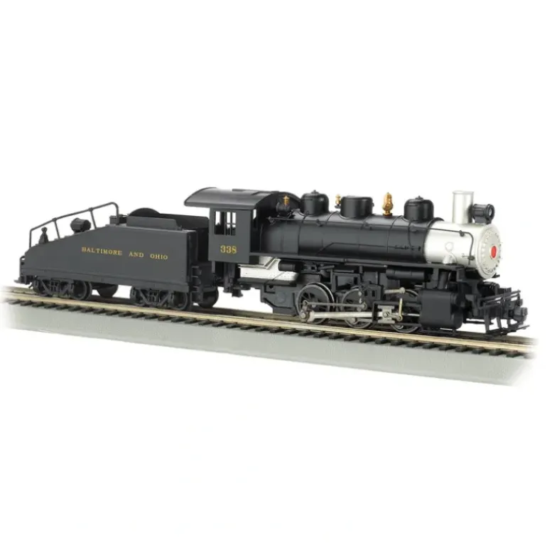 Bachmann 50612 HO B&O USRA 0-6-0 Switcher Steam Loco with Slope Tender #338 - Model Train Junction: Quality Parts and Art Supplies