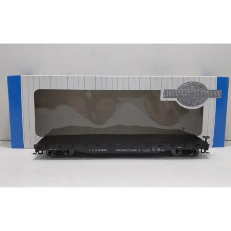Bachmann 17322 HO Chesapeake and Ohio 52' Flat Car - Model Train Junction: Quality Parts and Art Supplies