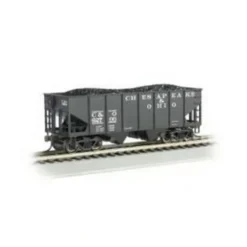 Bachmann 19502 HO Chesapeake & Ohio 55-Ton Outside-Braced Hopper w/Load #62700 - Model Train Junction: Quality Parts and Art Supplies