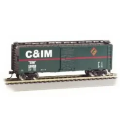 Bachmann 17025 HO Chicago and Illinois Midland 40' Box Car - Model Train Junction: Quality Parts and Art Supplies