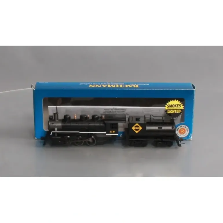 Bachmann 50735 HO Erie USRA 0-6-0 Switcher w/Vanderbilt Tender Steam Loco #119 - Model Train Junction: Quality Parts and Art Supplies