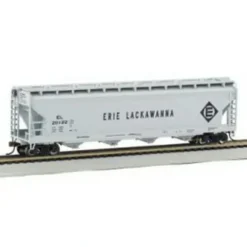 Bachmann 17528 HO Erie-Lackawanna 56' ACF Center-Flow Covered Hopper - Model Train Junction: Quality Parts and Art Supplies