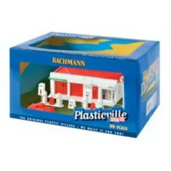 Bachmann 45013 HO Gas Station Built-Up Building - Model Train Junction: Quality Parts and Art Supplies