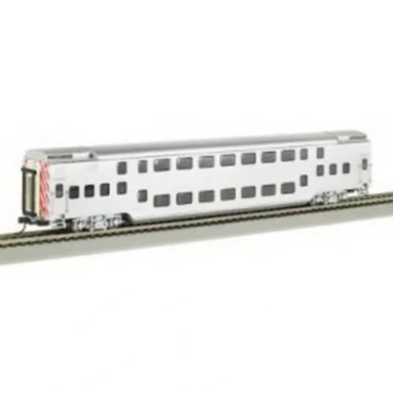 Bachmann 13249 HO Painted & Unlettered Double-Deck Push/Pull Commuter Car - Model Train Junction: Quality Parts and Art Supplies
