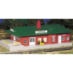 Bachmann 46217 HO Passenger Station w/Light Operating Accessories - Model Train Junction: Quality Parts and Art Supplies