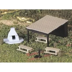 Bachmann 42213 HO Picnic Set Park Accessories (Pack of 6) - Model Train Junction: Quality Parts and Art Supplies