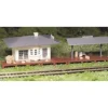 Bachmann 45173 HO Plasticville Suburban Station Building Kit - Model Train Junction: Quality Parts and Art Supplies