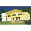 Bachmann 45432 HO Plasticville Contemporary House Kit - Model Train Junction: Quality Parts and Art Supplies