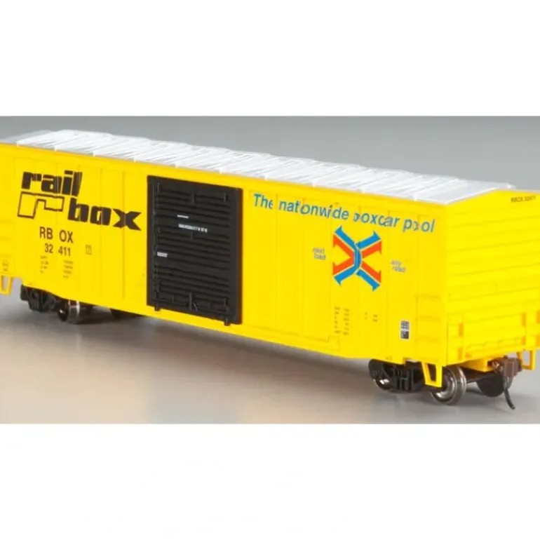 Bachmann 19601 HO Railbox 50'6 Outside-Braced Sliding-Door Boxcar - Model Train Junction: Quality Parts and Art Supplies