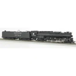 Bachmann 50804 HO Santa Fe 4-8-4 Northern Steam Locomotive w/DCC #3784 - Model Train Junction: Quality Parts and Art Supplies