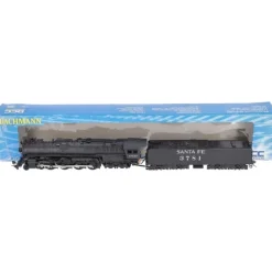 Bachmann 50802 HO Santa Fe 4-8-4 Northern Steam Locomotive #3781 w/DCC - Model Train Junction: Quality Parts and Art Supplies