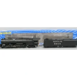 Bachmann 51202 HO Santa Fe 2-10-4 Steam Locomotive & Tender #5018 w/DCC - Model Train Junction: Quality Parts and Art Supplies
