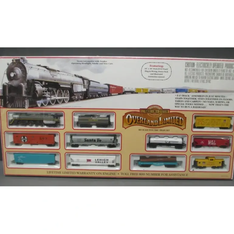 Bachmann 00614 HO Scale Union Pacific Overland Limited Steam Train Set - Model Train Junction: Quality Parts and Art Supplies