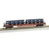 Bachmann 18919 HO Seaboard 50' Flatcar w/Steel Beam Load - Model Train Junction: Quality Parts and Art Supplies