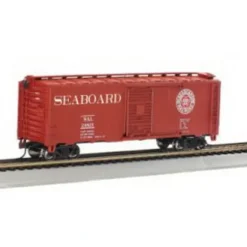 Bachmann 17046 HO Seaboard 40' Steel Boxcar #24821 - Model Train Junction: Quality Parts and Art Supplies