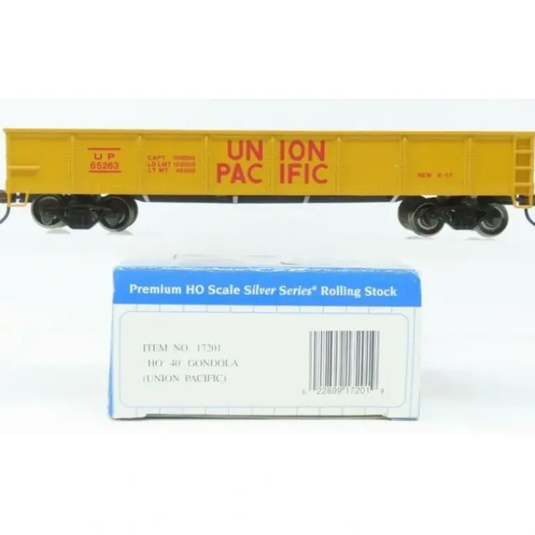 Bachmann 17201 HO Union Pacific 40' Gondola (yellow, red) - Model Train Junction: Quality Parts and Art Supplies