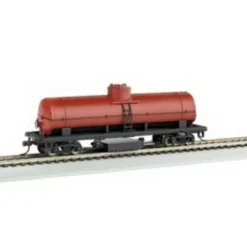 Bachmann 16303 HO Unlettered Oxide Red Track-Cleaning Single-Dome Tank Car - Model Train Junction: Quality Parts and Art Supplies