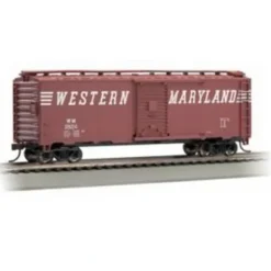 Bachmann 17041 HO Western Maryland 40' Boxcar #25124 - Model Train Junction: Quality Parts and Art Supplies