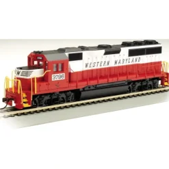 Bachmann 60337 HO Western Maryland EMD GP40 Diesel Locomotive w/DCC #3796 - Model Train Junction: Quality Parts and Art Supplies