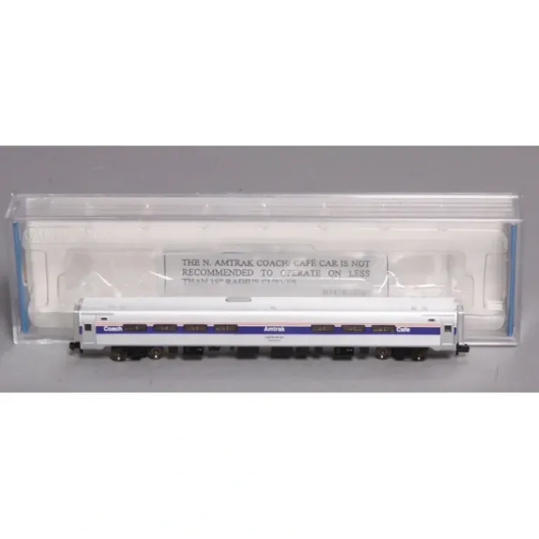 Bachmann 14162 N Amtrak Phase IV 85' Budd Amfleet I Cafe (Diner) - Model Train Junction: Quality Parts and Art Supplies