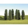 Bachmann 32105 N Cedar Trees 3"-4" (Pack of 9) - Model Train Junction: Quality Parts and Art Supplies