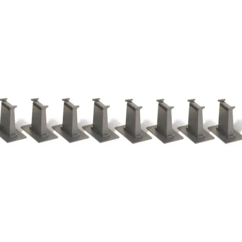 Bachmann 44872 N E-Z Track Tall Pier (Set of 8) - Model Train Junction: Quality Parts and Art Supplies