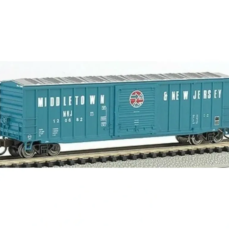 Bachmann 19653 N Middletown and New Jersey ACF 50.5' Outside Braced Box Car - Model Train Junction: Quality Parts and Art Supplies