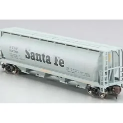Bachmann 19152 N Santa Fe 4 Bay Cylindrical Grain Hopper - Model Train Junction: Quality Parts and Art Supplies