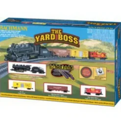 Bachmann 24014 N Scale Yard Boss Santa Fe Steam Starter Freight Train Set - Model Train Junction: Quality Parts and Art Supplies
