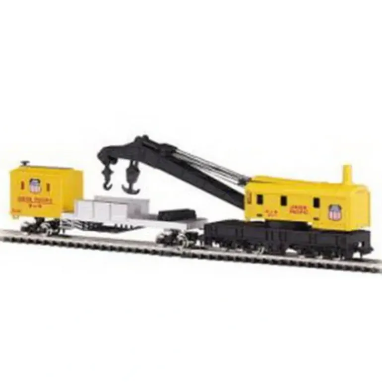 Bachmann 46611 N Union Pacific 250-Ton Operating Crane & Boom Car - Model Train Junction: Quality Parts and Art Supplies