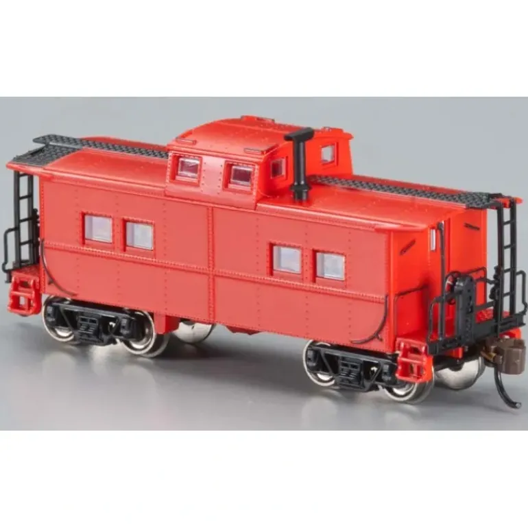 Bachmann 16856 N Unlettered Red Northeast Steel Caboose - Model Train Junction: Quality Parts and Art Supplies