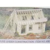 Bachmann 45613 O Plasticville House Under Construction Classic Building Kit - Model Train Junction: Quality Parts and Art Supplies