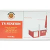 Bachmann 45964 O Plasticville TV Station Classic Snap-Fit Building Kit - Model Train Junction: Quality Parts and Art Supplies