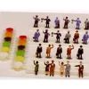 Bachmann 45988 O Railroad People Figures with Paint and Brush (Set of 12) - Model Train Junction: Quality Parts and Art Supplies
