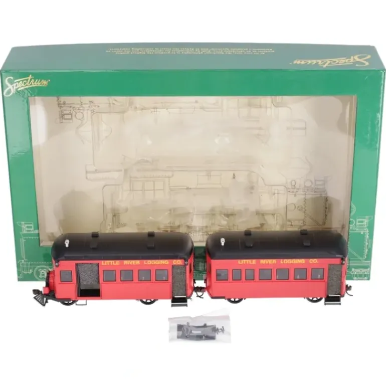 Bachmann 28463 On30 Little River Logging Co. Railbus & Trailer w/DCC - Model Train Junction: Quality Parts and Art Supplies
